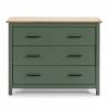 Cómoda Mora 3C verde Topmueble 2