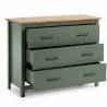 Cómoda Mora 3C verde Topmueble 1