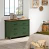 Cómoda Mora 3C verde Topmueble 3