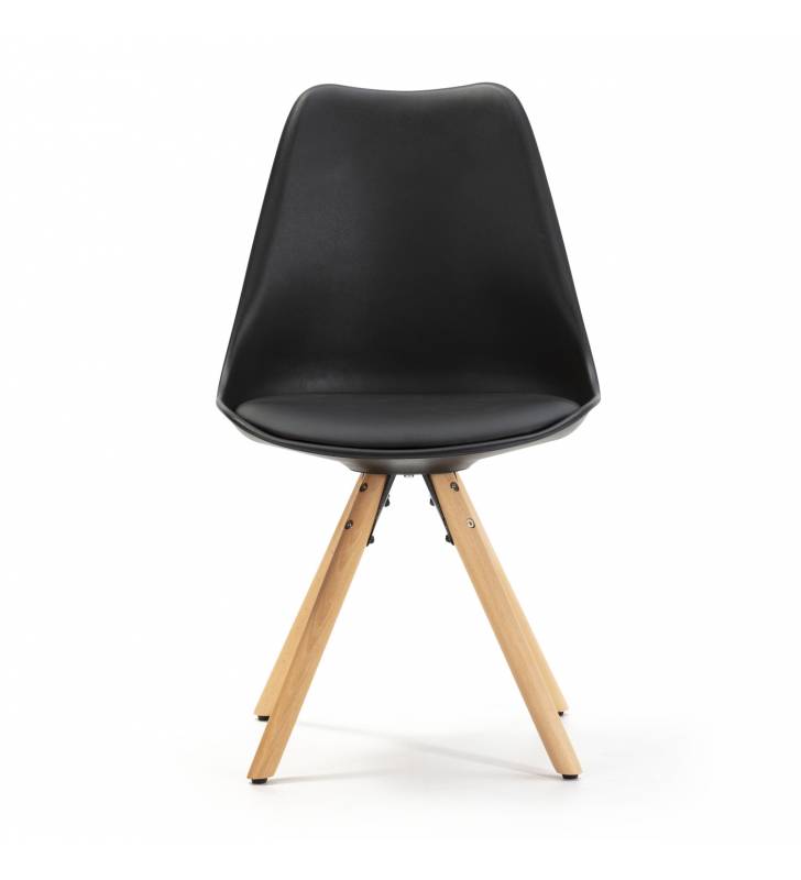 Silla Jeff color negro Topmueble