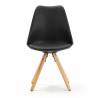 Silla Jeff color negro Topmueble