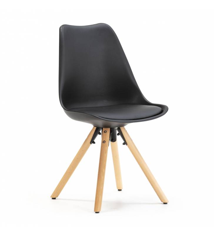 Silla Jeff color negro Topmueble 1