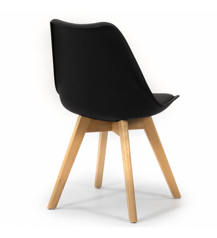 Pack 2 Sillas Comedor Negro Klara Top Mueble 5
