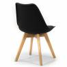 Pack 2 Sillas Comedor Negro Klara Top Mueble 5