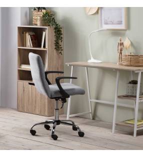Sillón de oficina Teo gris claro Topmueble ambiente