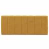 Cabecero Creta 150x60 cm mostaza Topmueble 1