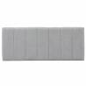 Cabecero Creta 160x60 cm gris Topmueble 1