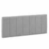 Cabecero Creta 160x60 cm gris Topmueble