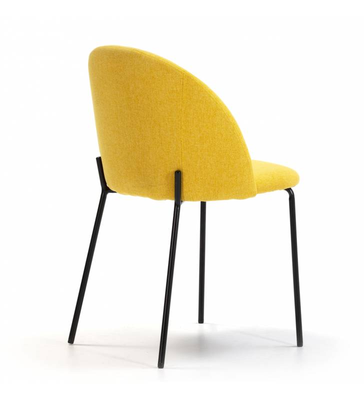 Silla Kenia pack 2 uds mostaza Topmueble 1