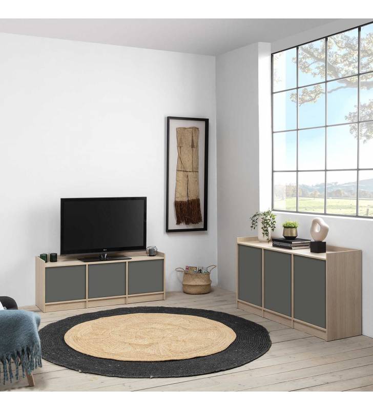 Mueble TV Montreal 3 cajones TopMueble 15
