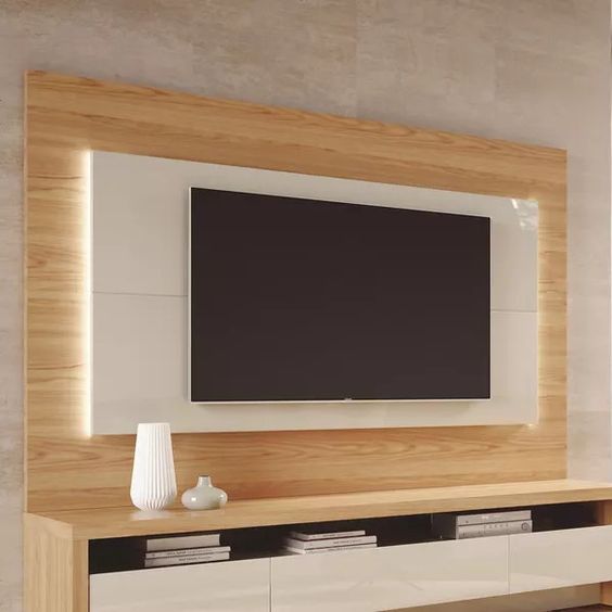 Un panel TV fijo donde puedes colocar la televisión cómodamente