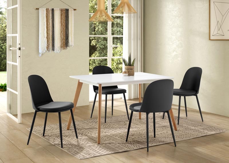 Cómo combinar la mesa, las sillas y la lámpara del comedor - Foto 1