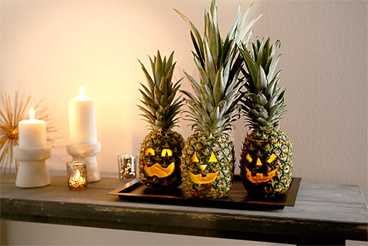 decorar pina en halloween
