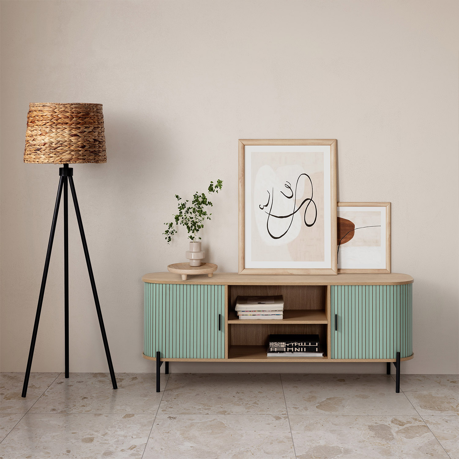 Mueble Tv Puertas Correderas Carolina | Black Friday 2025 | Top Mueble