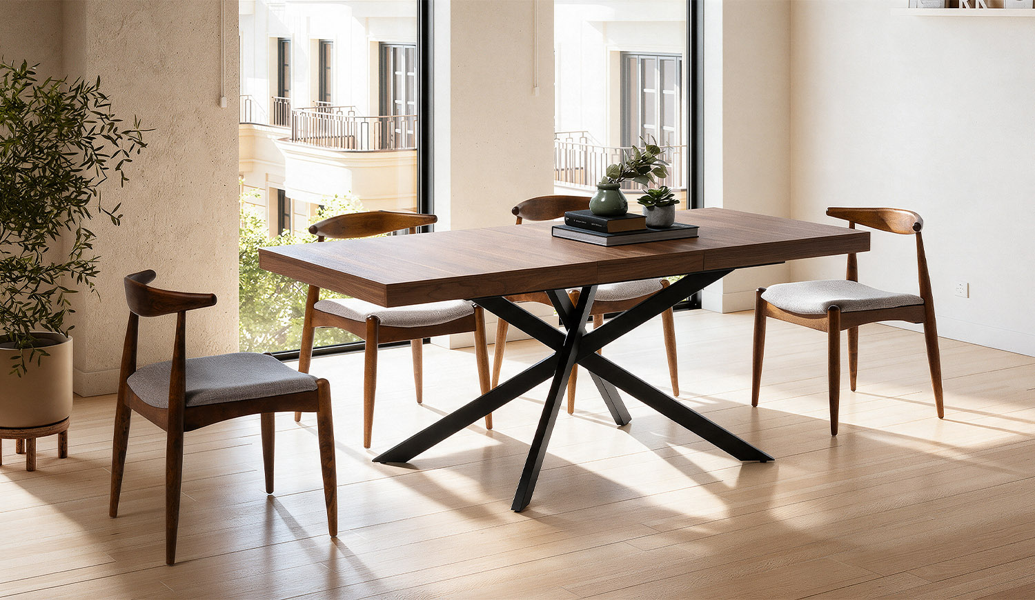 Mesa Comedor Extensible Portland | Black Friday 2026 | Top Mueble