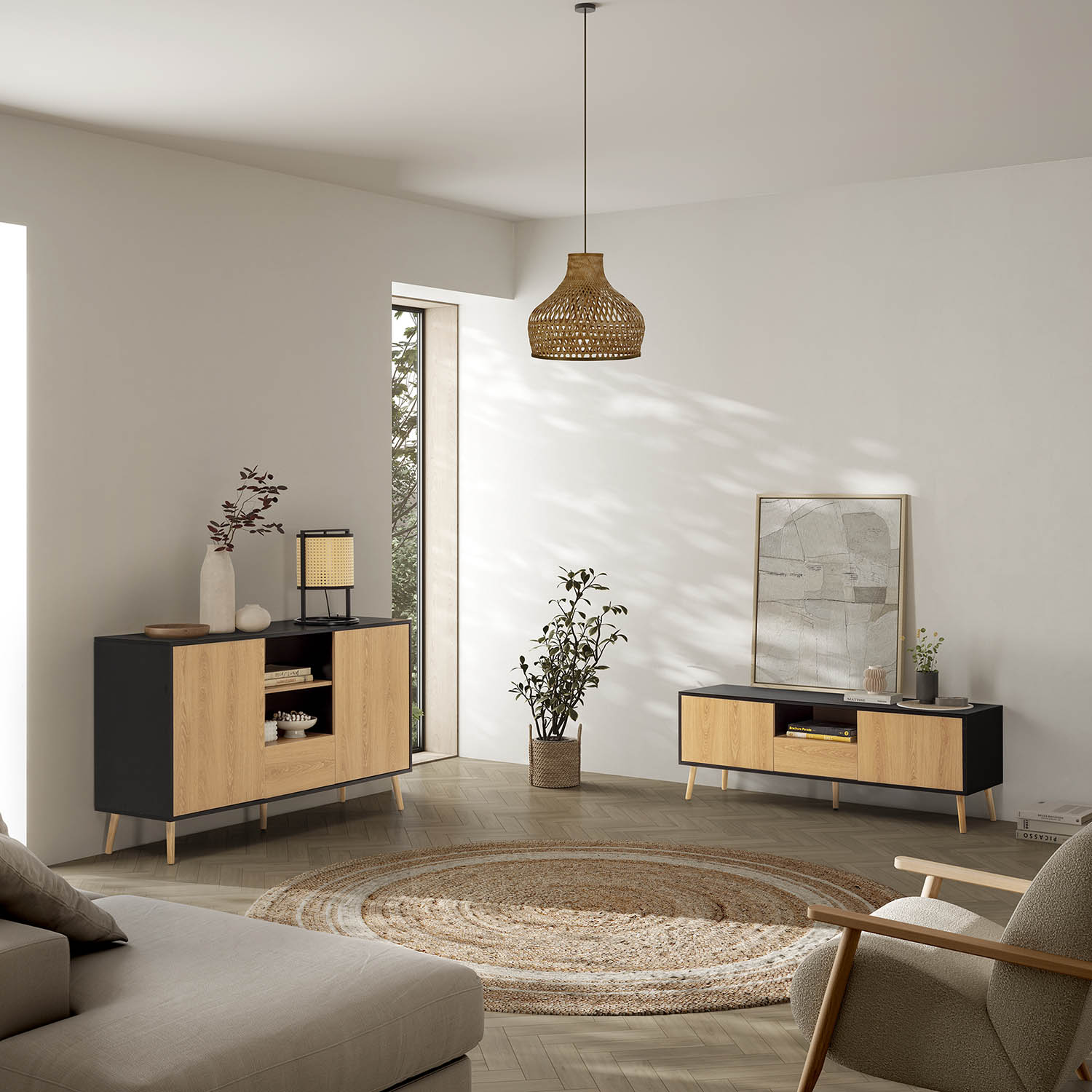 Conjunto Muebles Salon Maka | Top Mueble