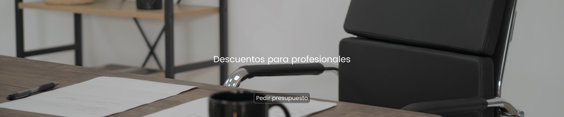 Descuentos en mobiliario para profesionales