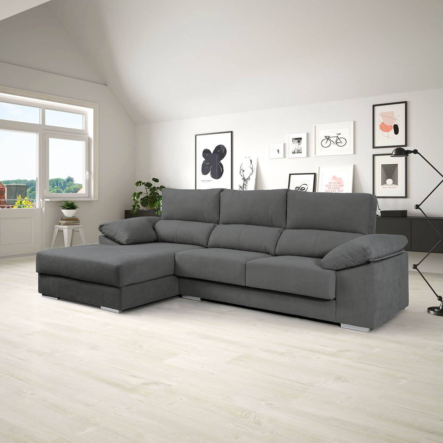 Sofá Chaise Longue Vegas | Rebajas Enero 2026 | Top Mueble