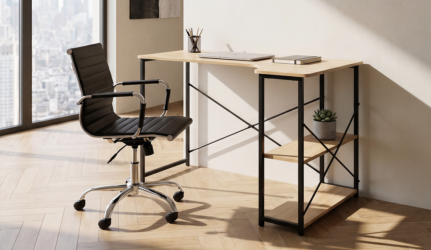 Sillón Oficina Negro Croma | Summer Sale 2026 | Top Mueble