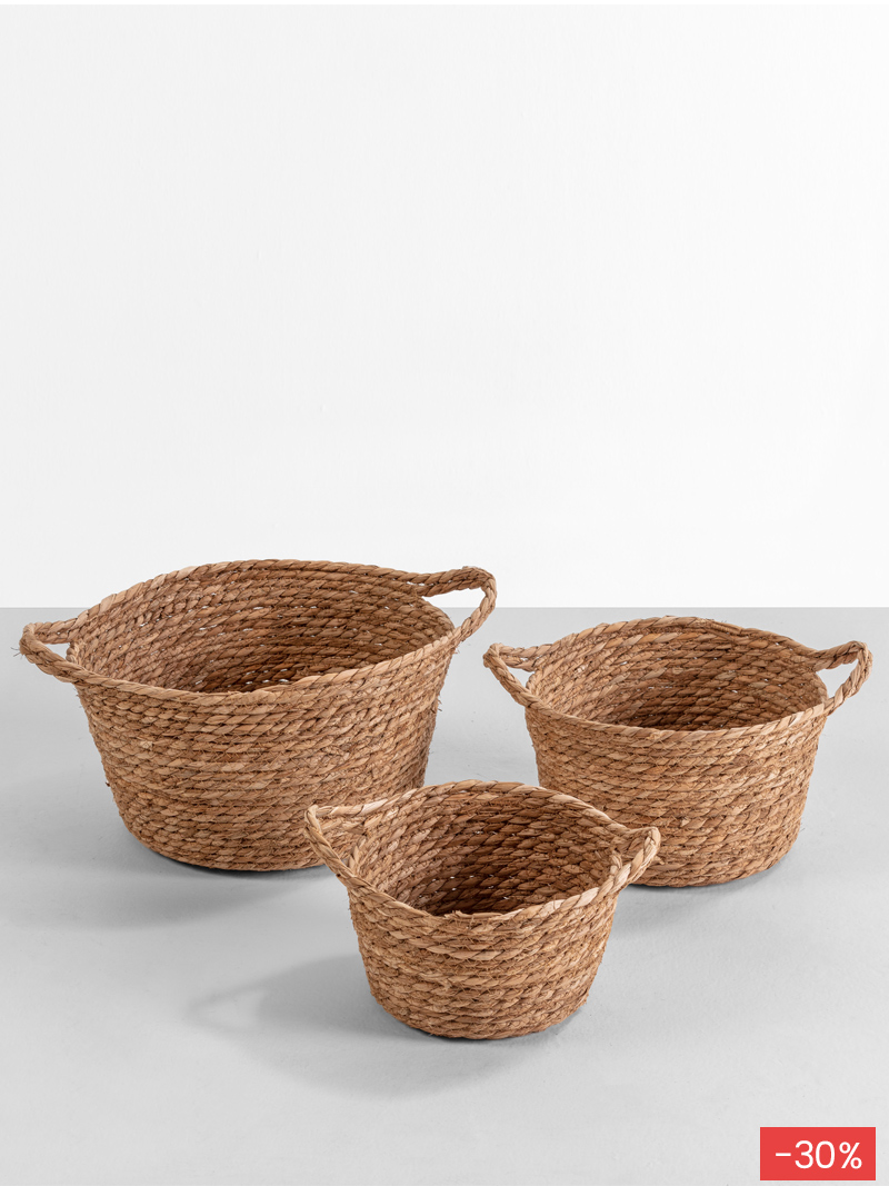 Set 3 Cestas de Fibras Sailor | Top Mueble