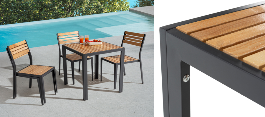 Conjunto Mesa y Sillas Exterior Costa | Top Mueble
