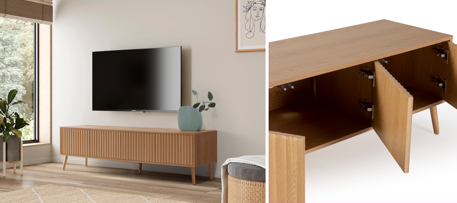Mueble Tv Layla 4 Puertas | Top Mueble