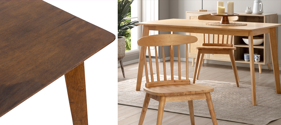 Mesa de Comedor de Madera Polca | Top Mueble