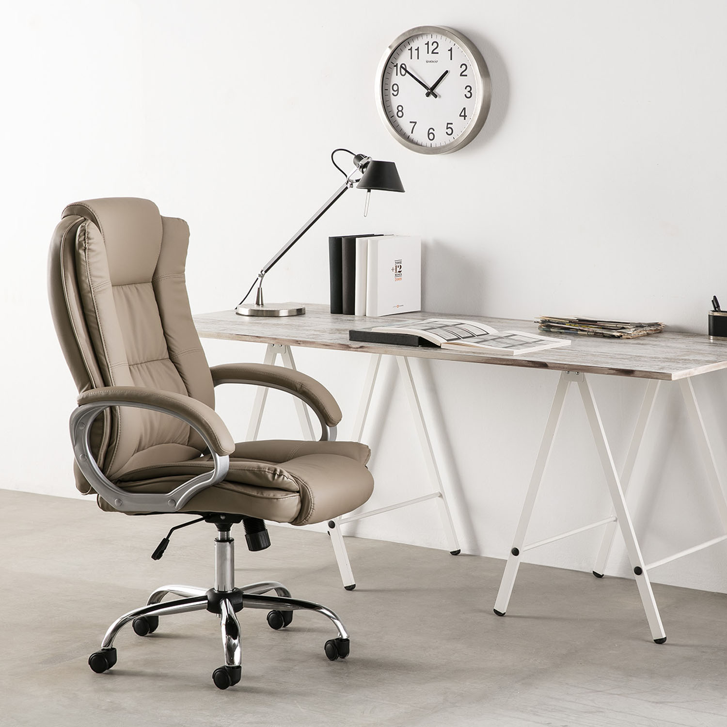 Sillón Directivo Kiev Taupe | Top Mueble