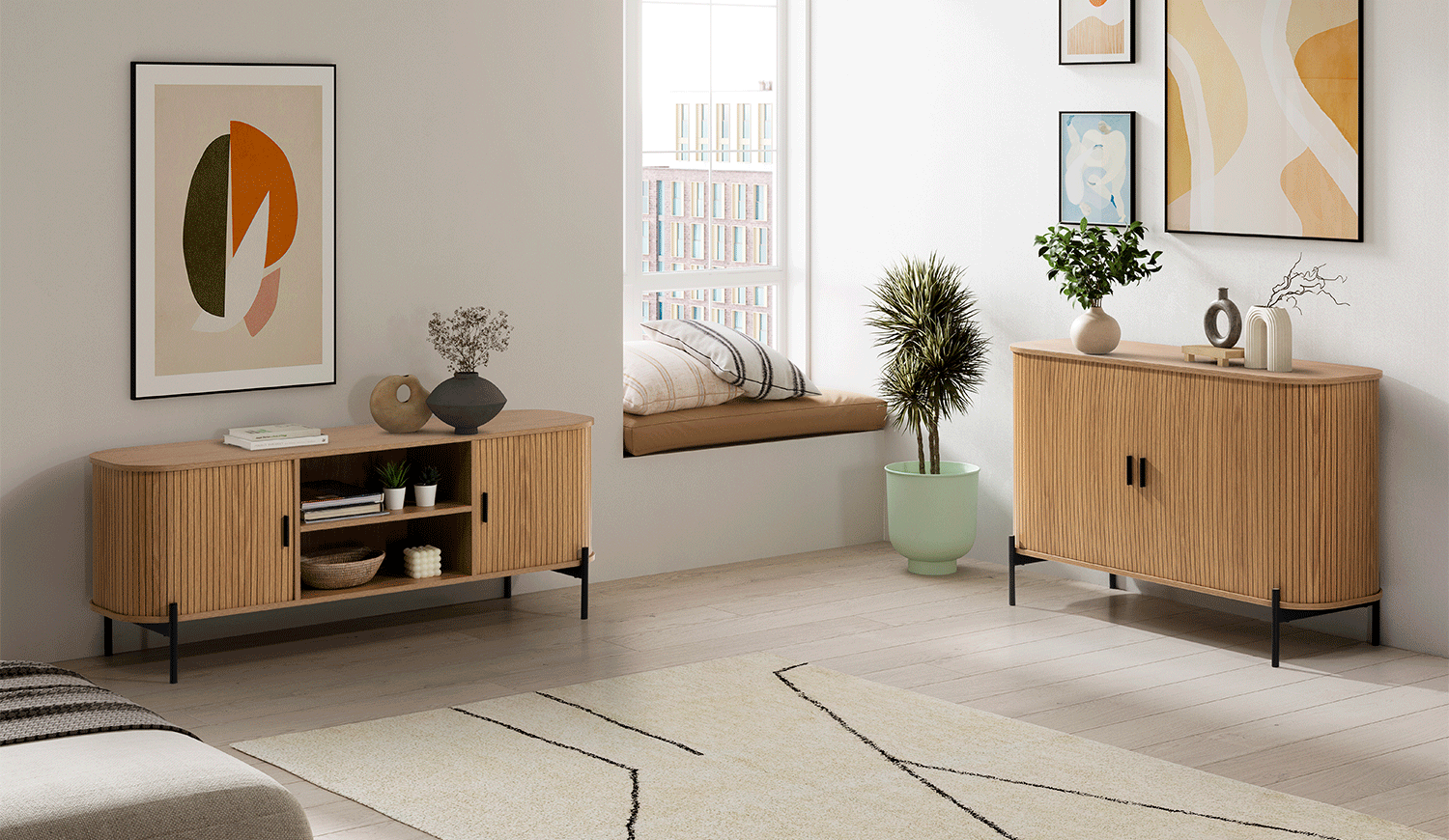 Conjunto Aparador y Mueble TV Carolina | Summer Sales 2026 | Top Mueble