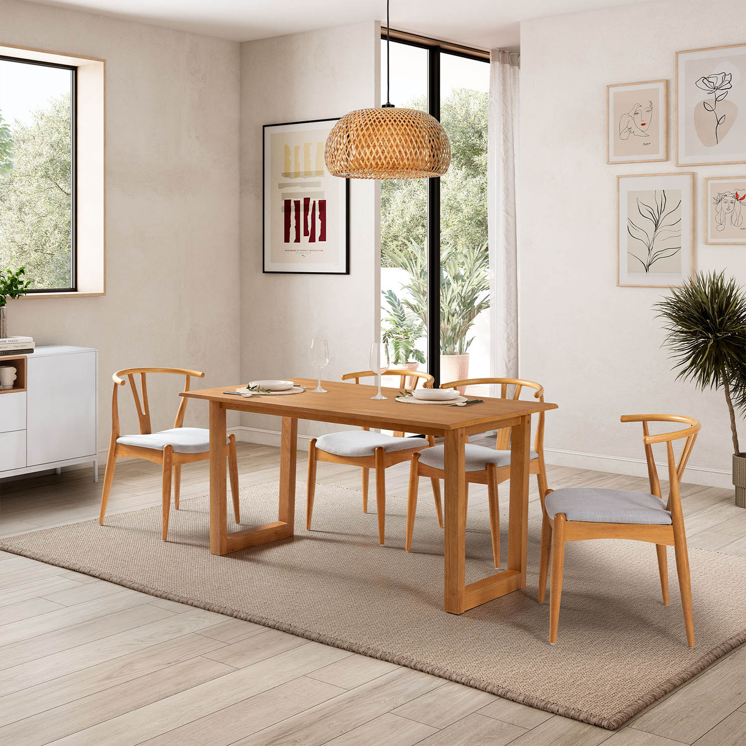 Mesa Comedor 140 cm Georgia | Vuelta al Cole 2026 | Top Mueble