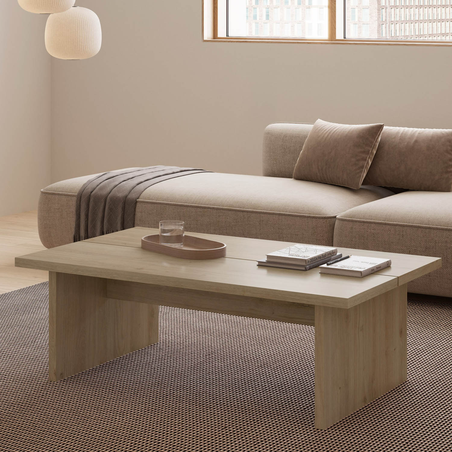 Mesa Centro Rectangular Dina Ambiente | Top Mueble