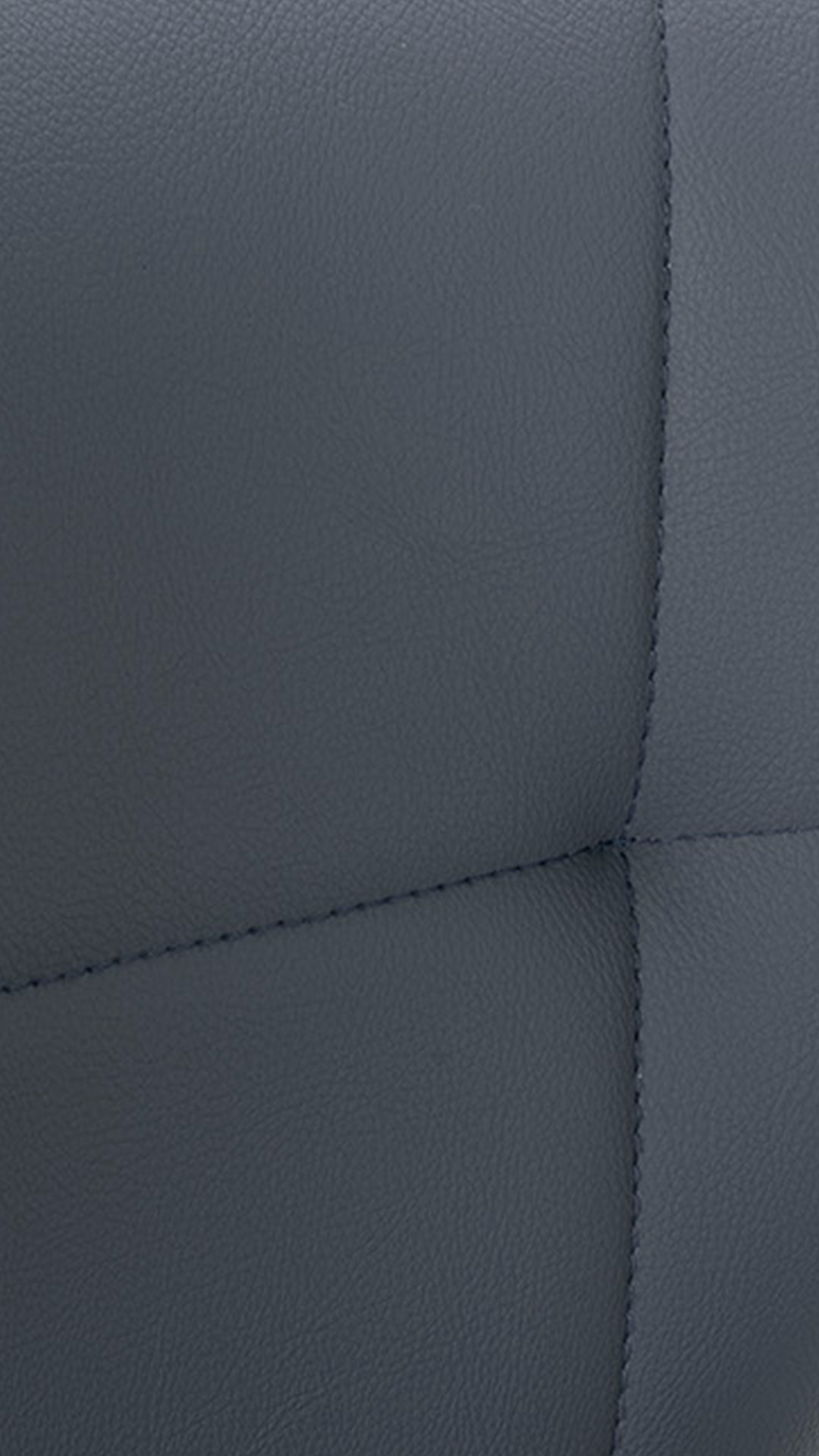 Pack 2 Sillas Polipiel Gris Oscuro Samantha Detalle | Top Mueble