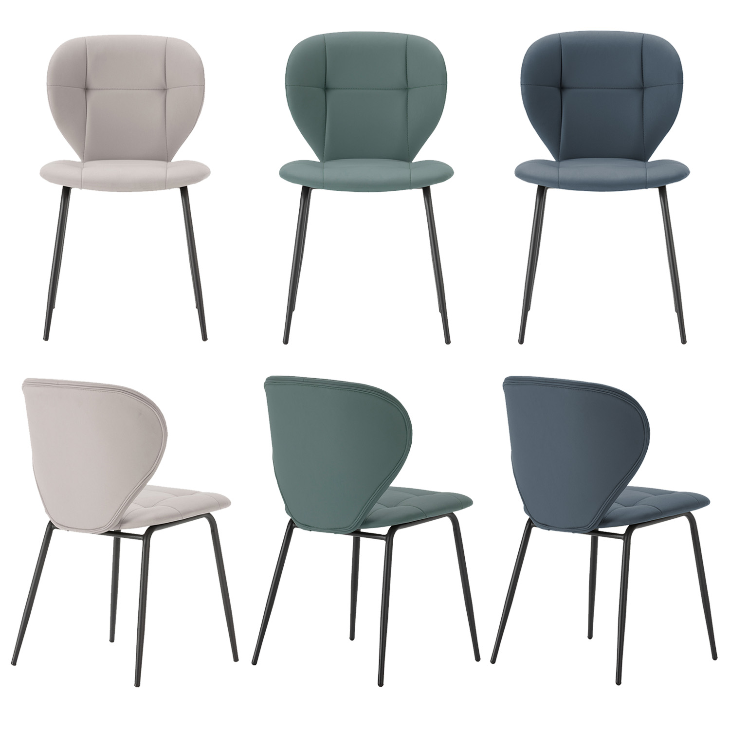 Pack 2 Sillas Polipiel Samantha | Top Mueble