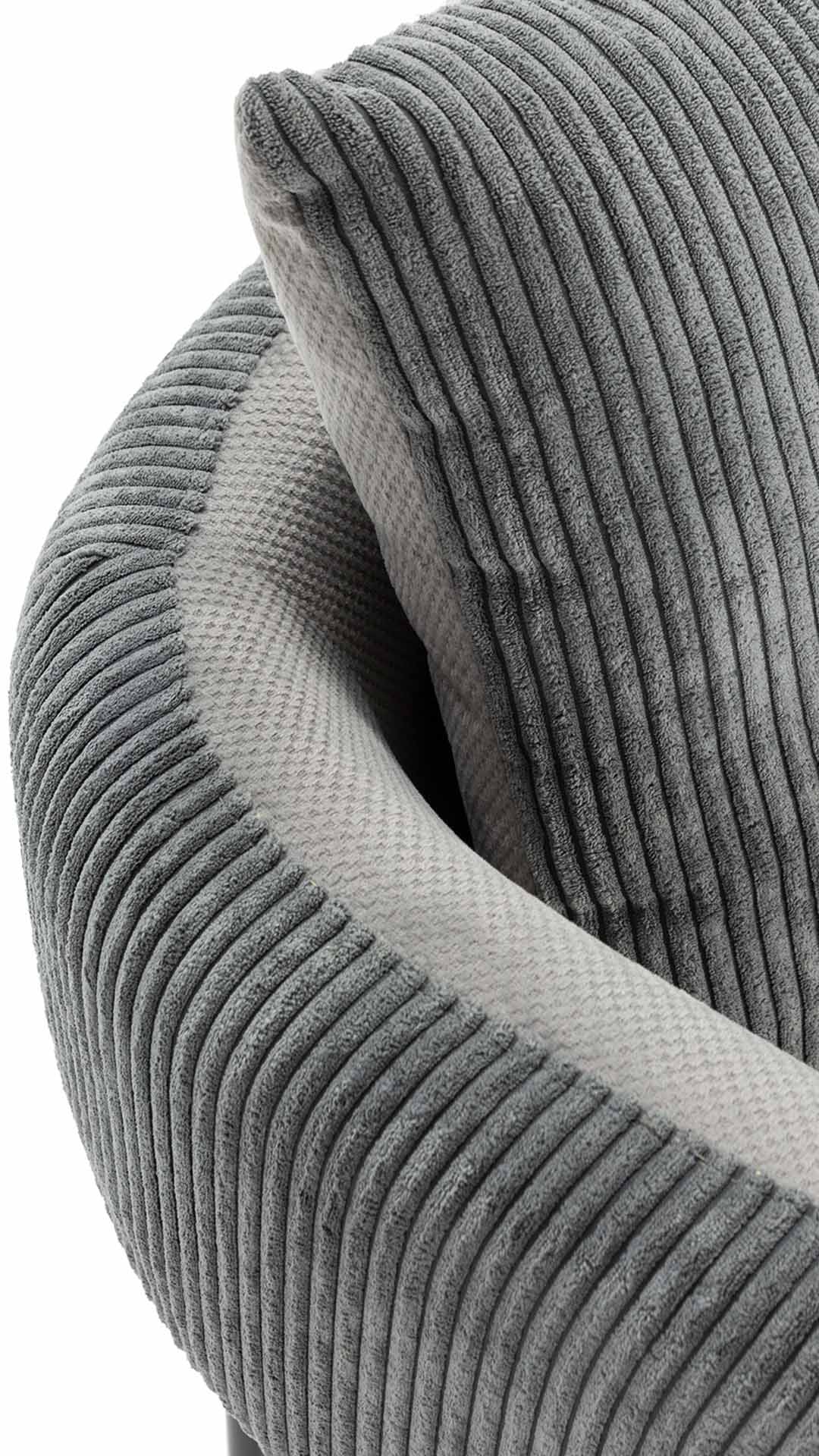 Sillón Butaca Gris Jordan Detalle | Top Mueble