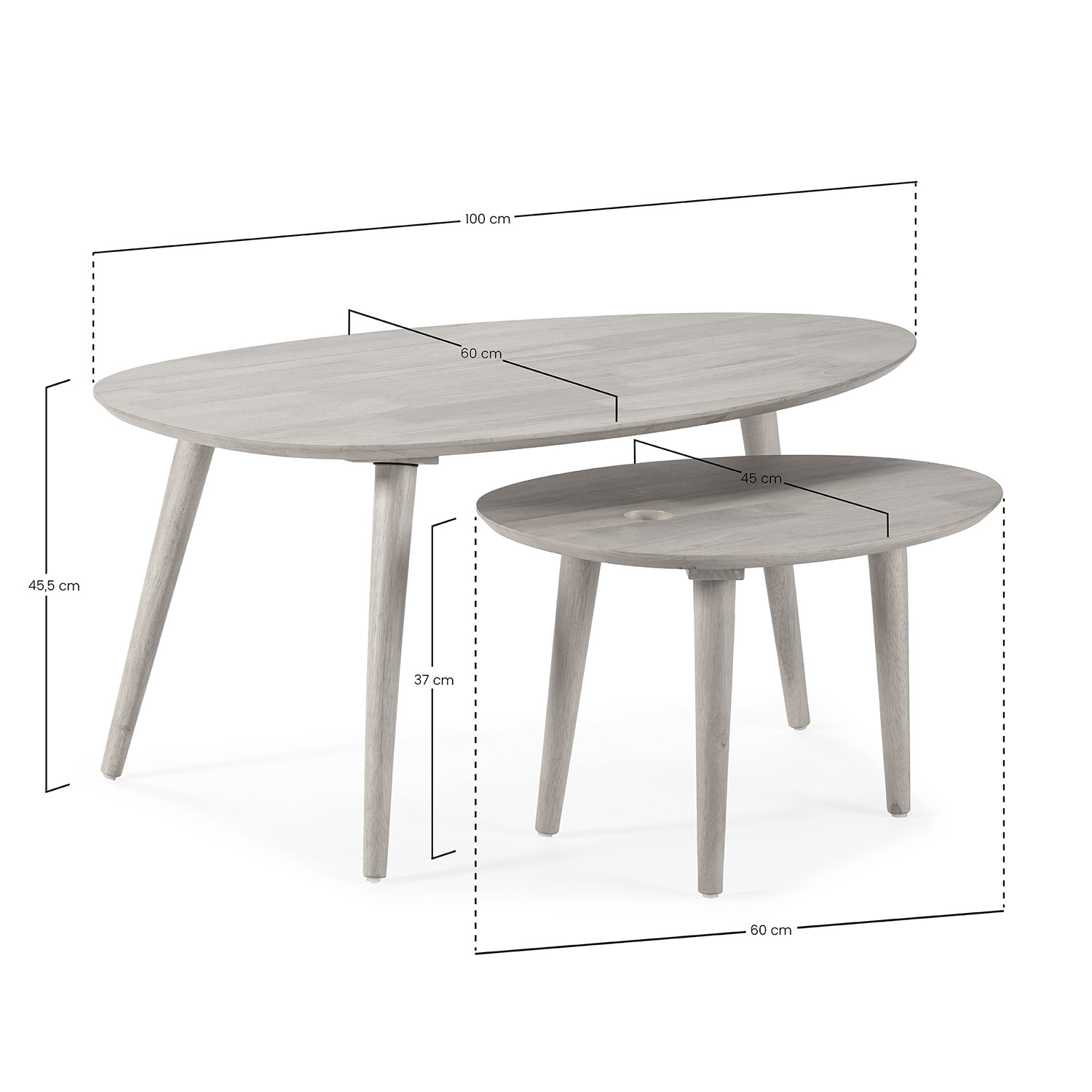 Mesa comedor 140 x 80 Donna Detalle | Top Mueble