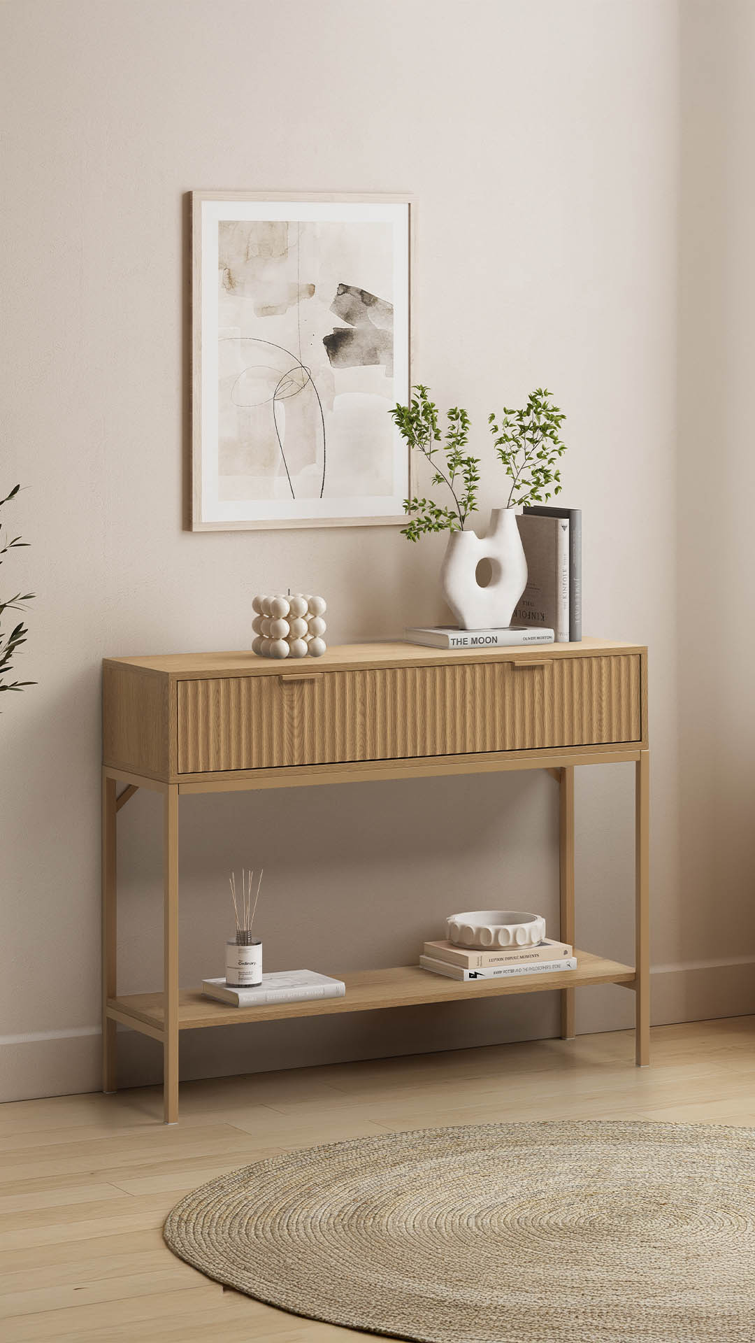Consola Recibidor Roble Layla Ambiente | Top Mueble