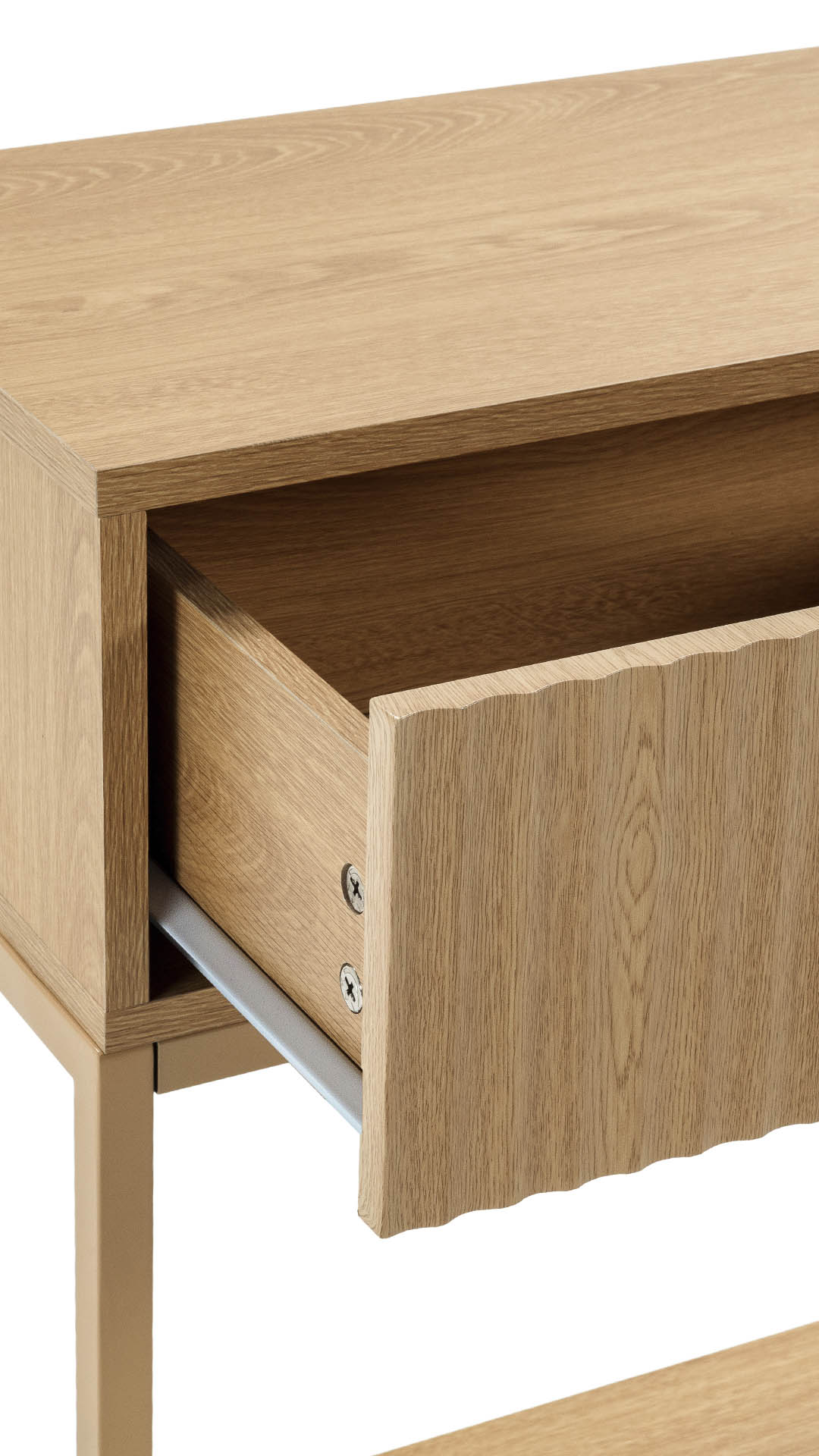 Consola Recibidor Roble Layla Detalle | Top Mueble