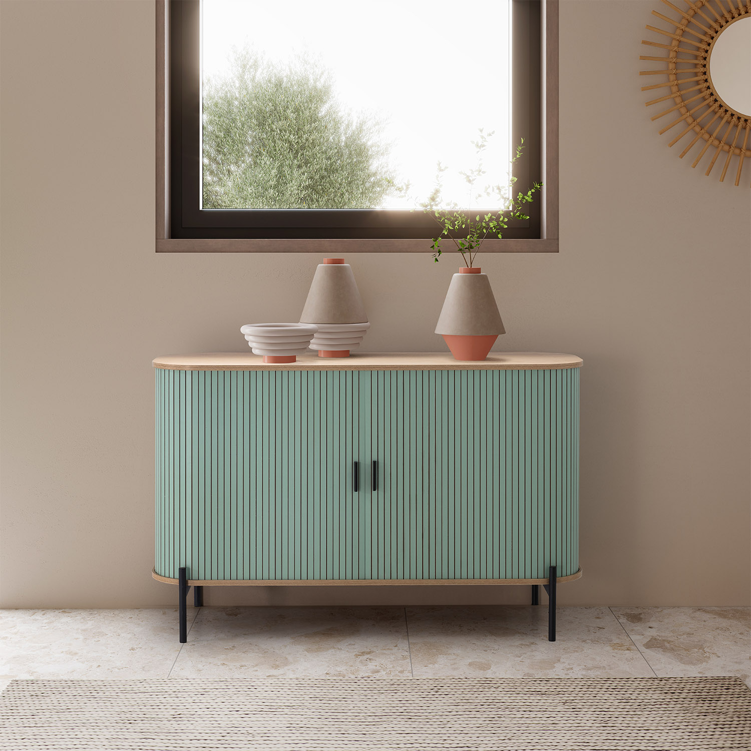 Aparador Puertas Correderas Carolina Ambiente | Top Mueble