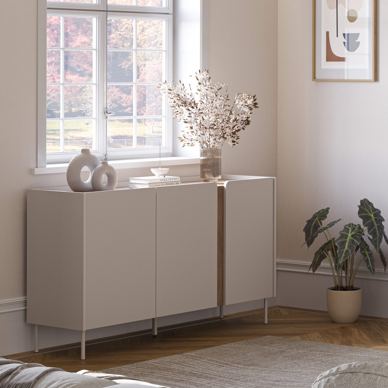 Aparador color crema Kirena | Top Mueble