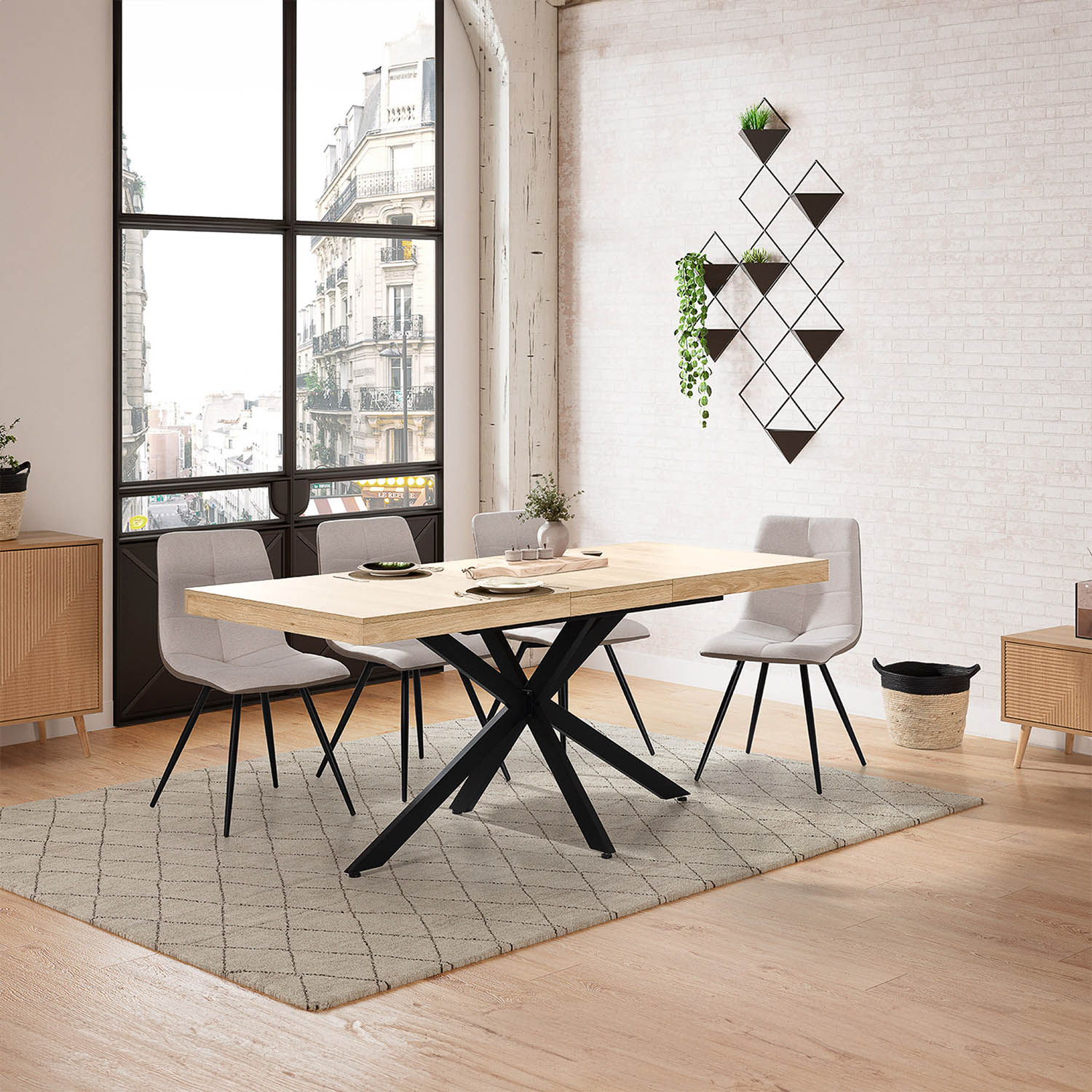 Mesa Extensible Comedor Denver Ambiente | Top Mueble
