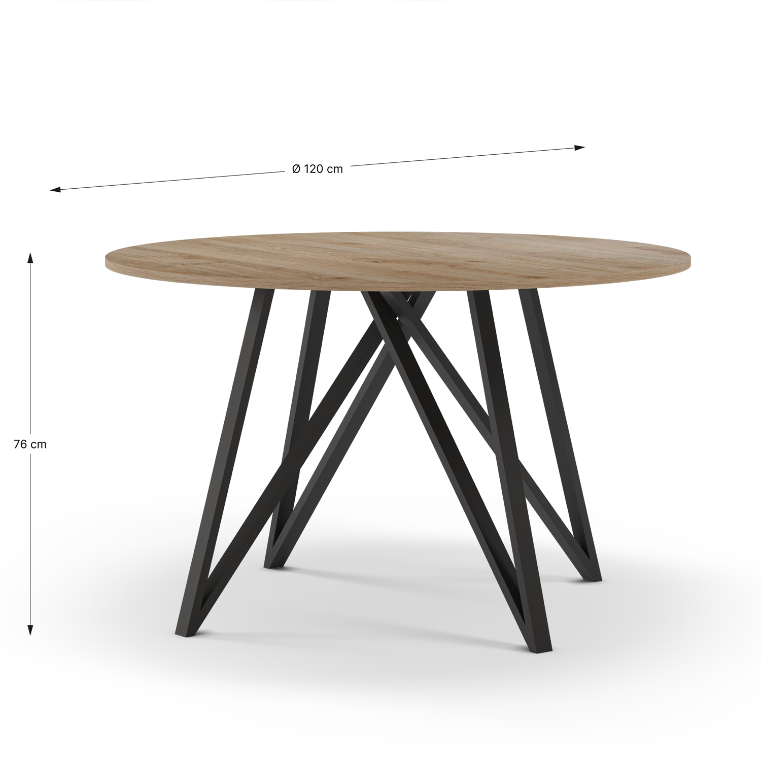 Mesa Redonda Comedor Thalia Dimensiones | Top Mueble