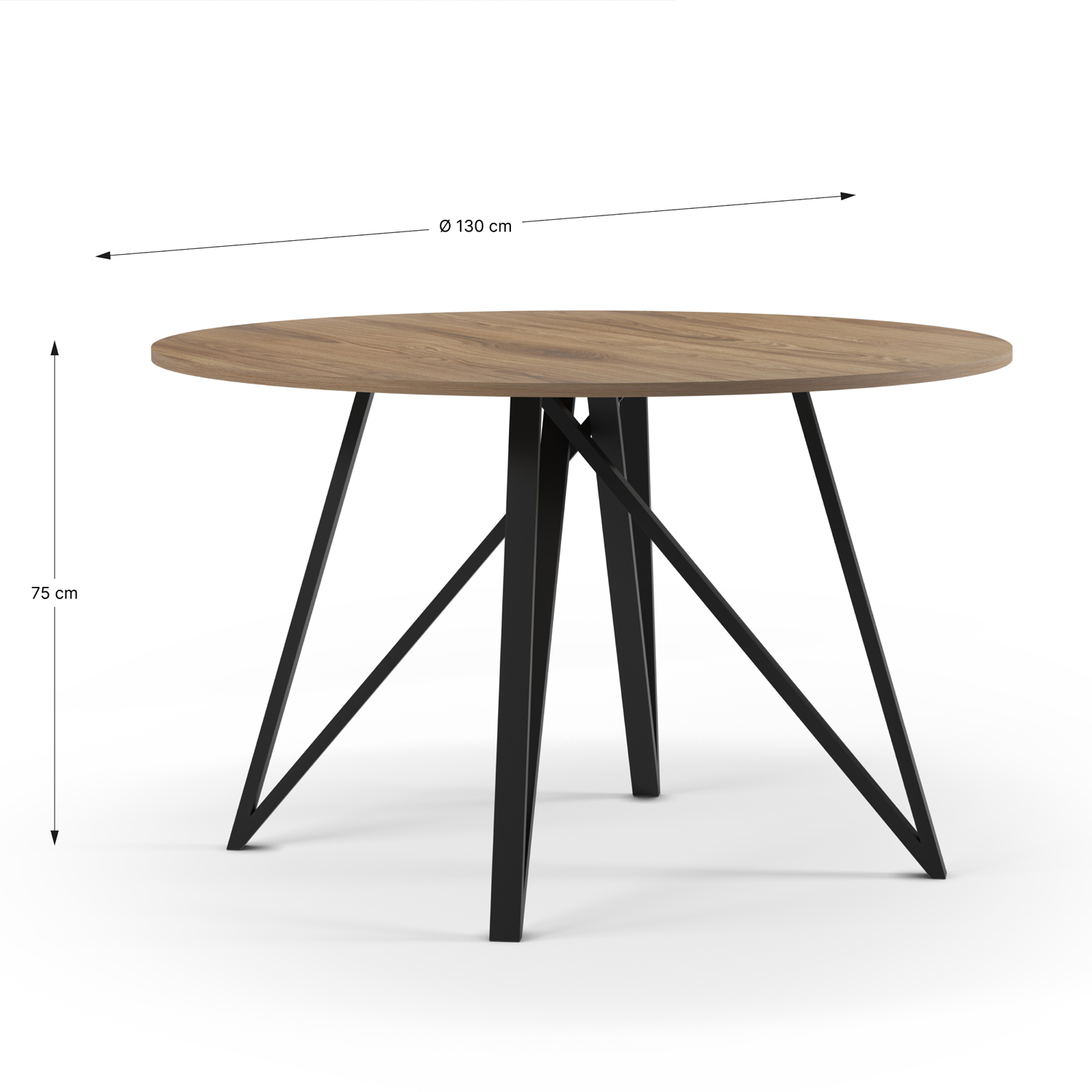 Mesa Redonda Comedor Zaira Dimensiones | Top Mueble