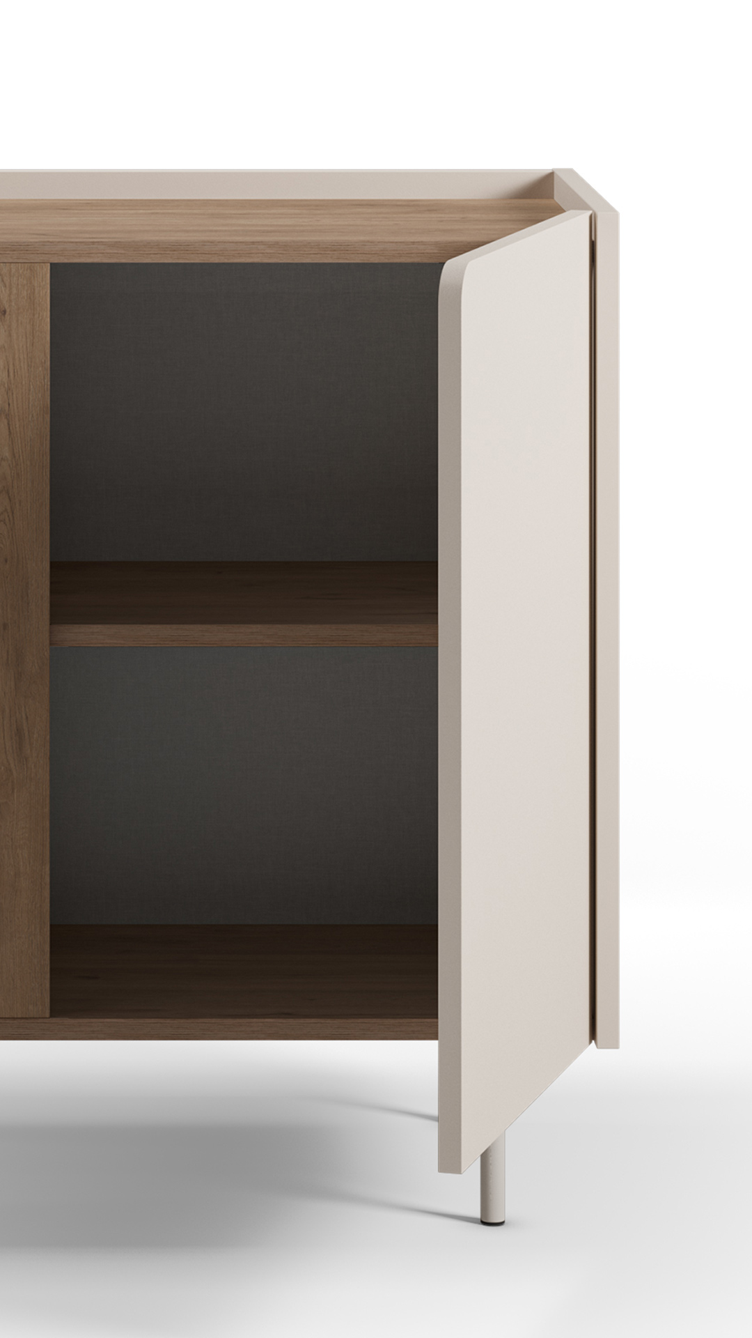 Aparador crema roble Kirena | Top Mueble