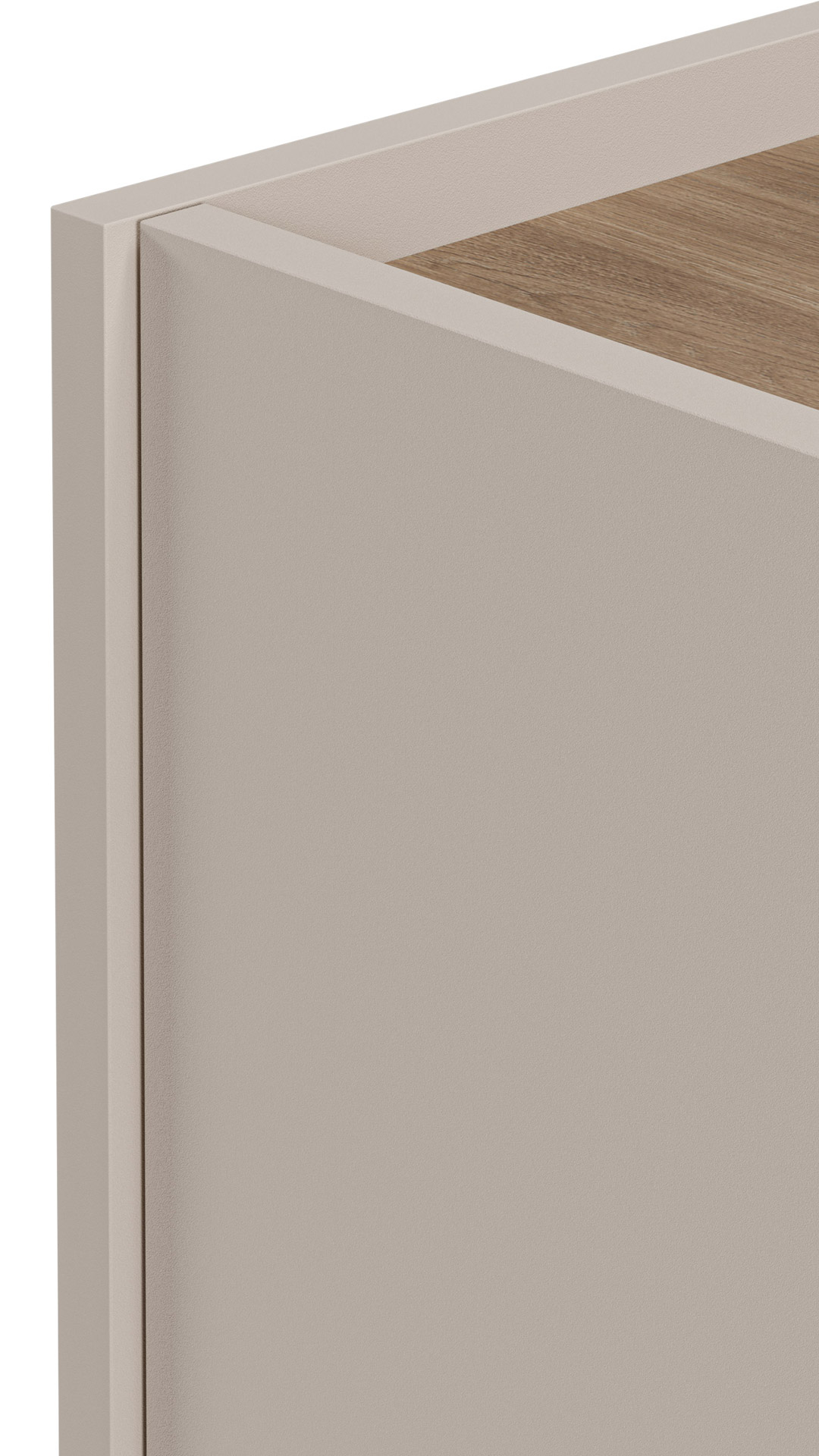 Aparador Crema 100cm Kirena Detalle | Top Mueble