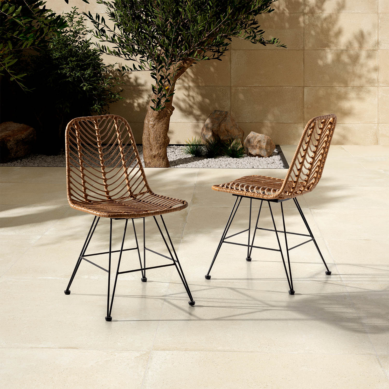 Silla Ratán Sintetico Eddy Ambiente Top Mueble