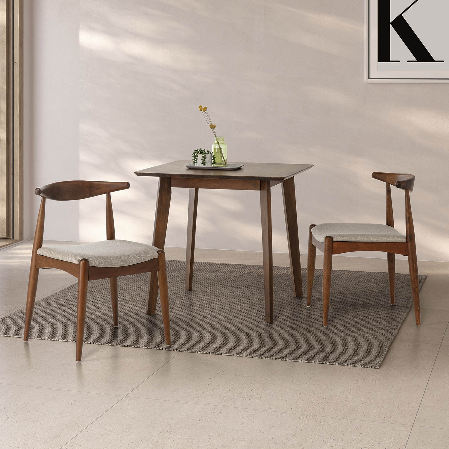 Conjunto Aparador y Mueble TV verde azulado Carolina | Top Mueble