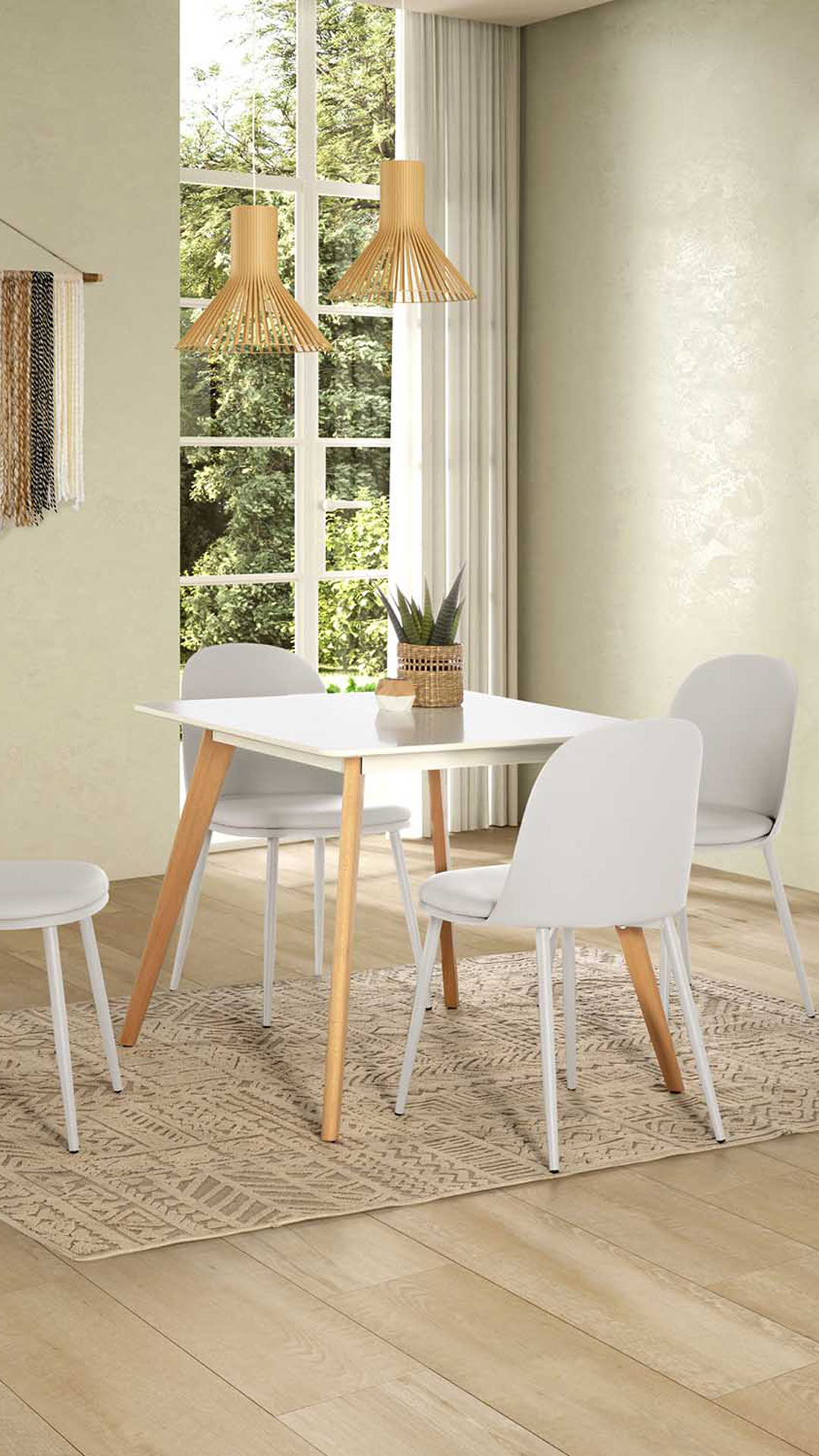Mesa cuadrada 80x80 Aranda Ambiente | Top Mueble
