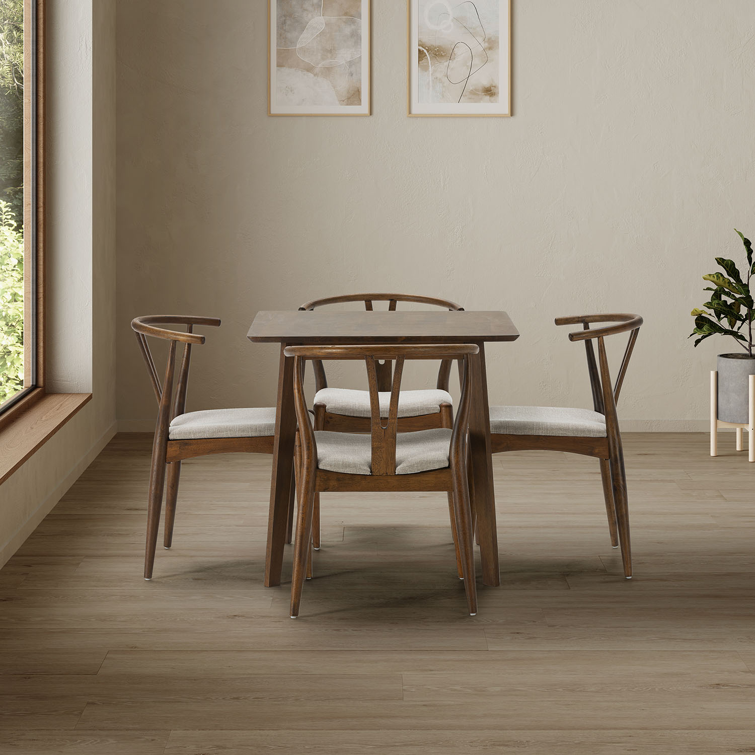 Conjunto de sillas de madera Rustic | Top Mueble