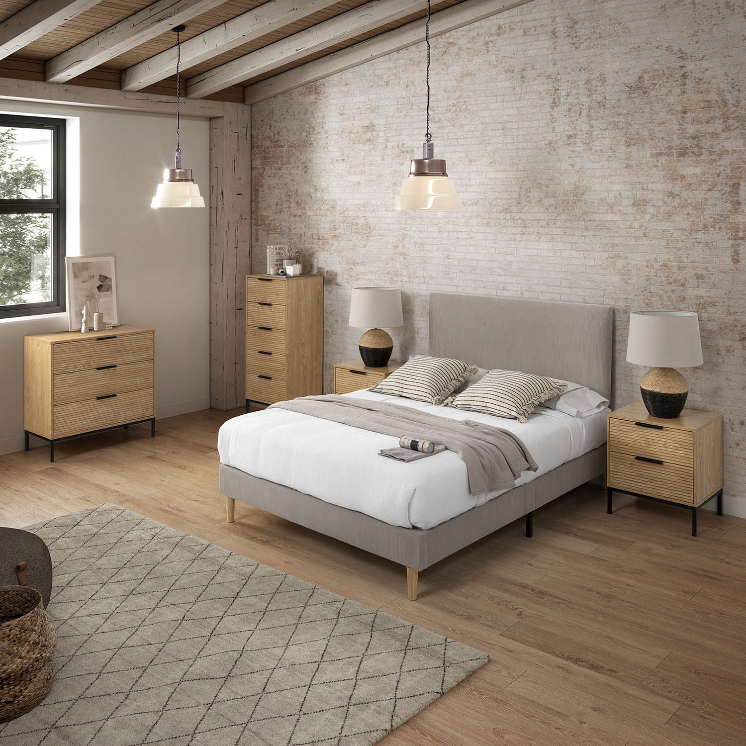 Base Tapizada Olbia Ambiente | Top Mueble