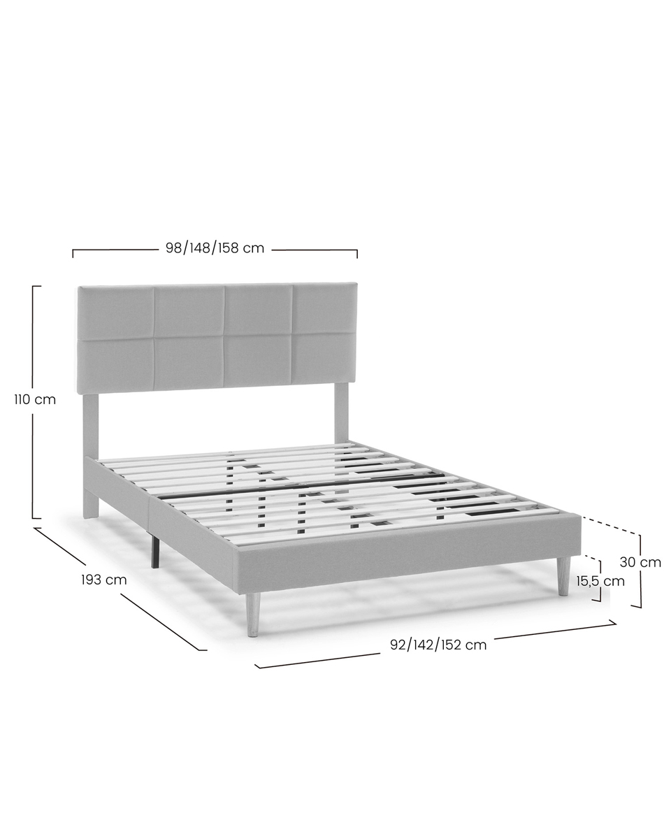 Mesita de Noche 50 cm Auran Dimensiones | Top Mueble